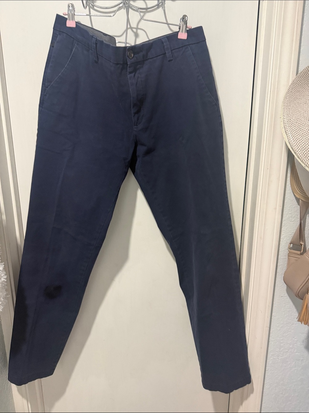 Dockers Navy Straight-Leg Cotton Chinos